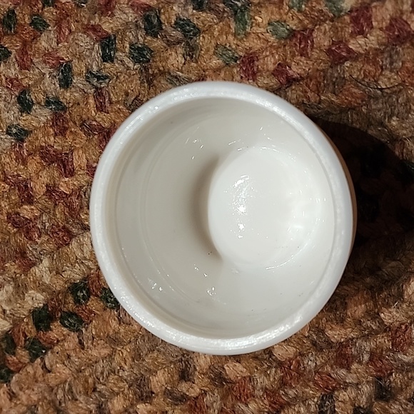 Vintage Avon Milk Glass Vanity Jar, Missing Lid - Picture 2 of 5